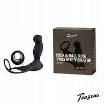 Teazers Vibrator su Pulteliu: Žiedas Penisiui, Sėklidėms ir Prostatai