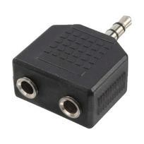 LogiLink Audio-Splitter - Stereo Mini-Klinkenstecker männlich zu Stereo Mini-Klinkenstecker männlich
