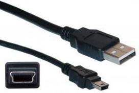 Console Cable 6ft with USB Type A and mini-B