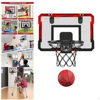 Basketball Hoop System Door Hoops over The Mini for Indoor raudona