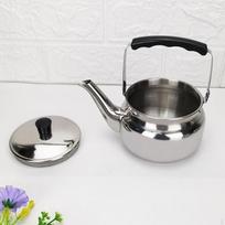 Virdulys Nerūdijančio Plieno Viryklės Arbatinukas, Metalinis Arbatinukas Dujinėms/Indukcinėms/Elektrinėms/Dujinėms/Viryklės Arbatinukams 1.0L_Silver