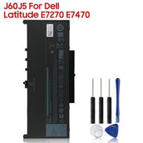 Rechargeable Lithium Battery For Dell Latitude E7470 E7270 R1V85 MC34Y MC34Y 451-BBSX J60J5 Laptop Battery 55Wh 6874mAh