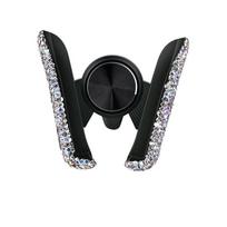 Bling Crystal automobilio telefono laikiklis Universalus oro ventiliacijos angos laikiklis, skirtas telefonui automobiliniame mobiliojo telefono stovo laikiklis Išmanusis telefonas