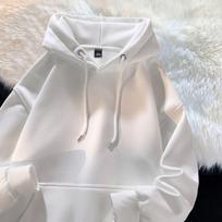 Unisex storas vientisos spalvos su pamušalu iš vilnos su gobtuvu džemperis 5XL
