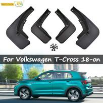 Purvasaugiai Volkswagen VW T-Cross 2018 m.    Purvasaugiai Apsaugos nuo purslų Purvasaugiai Priekiniai Galiniai Sparnų Apsauga