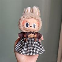 Labubu Drabužiai Mada Kombinezonai Labubu Idol V1 V2 Lėlių Drabužių Aksesuarai 15/17cm Pliušinė Lėlė Universali Žaislinė Dovanos Sandėlyje NO Doll NO shoes