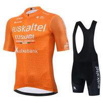 2026 Euskaltel Euskadi komandos dviratininko marškinėlių rinkinys Vyriški dviračių drabužiai Lenktynės Plento dviračio kostiumas Dviratininko šortai su petnešėlėmis Maillot Ropa Ciclismo S