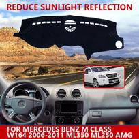 for Mercedes Benz M Class W164 2006-2011 ML AMG Right Left Hand Drive Good Polyester Material Anti Light Car Dashboard Cover Mat left hand drive