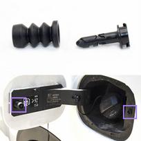 Kuro bako pildymo jungiklio dangtelio sagtis Durų užrakto spyruoklinis spaustukas BMW MINI Cooper X1 X2 X3 X4 X5 X6 1 3 5 7 serijoms 1 PCS Buckle