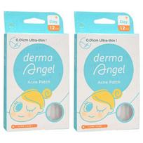 DermaAngel - Dieninis spuogų pleistras 24 vnt. 12 pcs x 2
