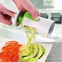 Tvirtas daržovių spiralizatorius, spiralinis pjaustytuvas, pjaustyklė, cukinijų makaronai, makaronų, spagečių gaminimo įrenginys