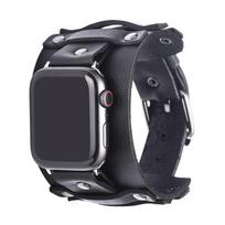 Panko odos dirželis „Apple Watch 7 6 5 4 3 SE iWatch 38 40 41 45 42 44 mm“ išmaniųjų laikrodžių priedams 38-40MM juoda