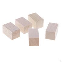 20 mm balzos medienos blokeliai, strypai, pagaliukai Modelis 5pcs 50mm