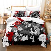 Naruto Sasuke Spausdinimo Trijų Dalių 3D Skaitmeninės Patalynės Rinkinys quilt cover 90 * 190 pillowcase 50 * 75 * 1