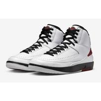 Air Jordan 2 Retro Batai Varsity Red White Black Moteriški DX4400-106 EU 35.5 raudona/balta