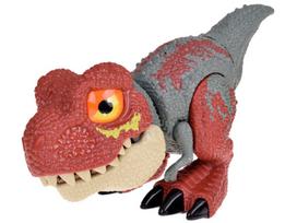 Dinozauras Tyrannosaurus Rex su garso ir šviesos efektais, raudonas