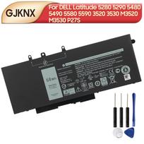 Įkraunama ličio baterija, skirta DELL Latitude 5280 5290 5480 5490 5580 5590 3520 3530 M3520 M3530 P27S GJKNX nešiojamojo kompiuterio baterija 8500mAh
