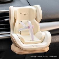 17cm vinilinės lėlės automobilio kėdutė One Size smėlis