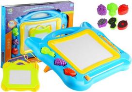 Magnetinė piešimo lenta su antspaudais 2in1