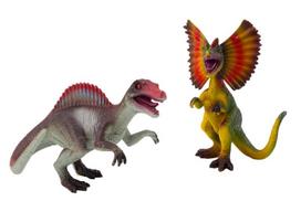 Dinozaurų Spinosauro ir Dilophosauro figūrėlių rinkinys, 2 vnt
