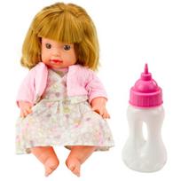 Lėlė kūdikis su buteliuku ir garsais, 30 cm