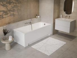 Vonia Besco Shea, 140 x 70 cm, su rifliuota balta apdaila