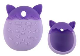 Silikoninis dėklas Tamagotchi žaidimui, violetinis