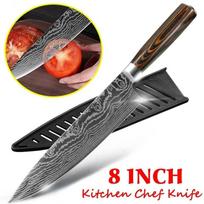 Japoniškas nerūdijančio plieno peilis virtuvės pjaustymo peilis 8 colių kepimo peiliai virtuvės peilis 1x 8inch knife