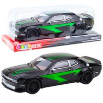 Sportinis automobilis, 28 cm, juodas/žalias