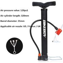 Bikeboy Air Pump Mini Bike High Pressure Air Pump Basketball Bicycle Tyre Portable Inflator juoda