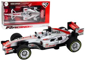 Lenktyninis sportinis automobilis su garso ir šviesos efektais, 1:9, sidabrinis