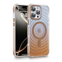 „Evelatus Apple iPhone 16 Pro EchoWave Clear MagSafe Gold“ dėklas