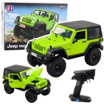 Nuotoliniu būdu valdomas automobilis Jeep Wrangler, žalias