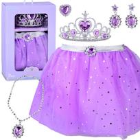 Vaikiškas Mėnulio princesės kostiumas, violetinis