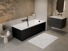 Vonia Besco Shea, 170 x 70 cm, su rifliuota juoda apdaila