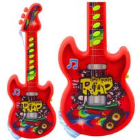 Žaislinė elektrinė gitara vaikams, 29 cm, raudona