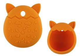 Silikoninis dėklas Tamagotchi žaidimui, oranžinis