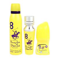 Beverly Hills Polo Club 1982 Sport 8 moteriškų kvepalų dovanų rinkinys (EDP 50 ml + kūno purškiklis 150 ml + rutulinis dezodorantas 50 ml)