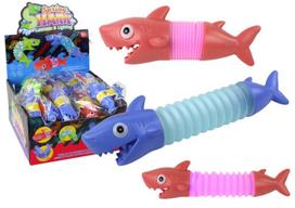 Antistresinis žaislas Pop Tube LED - Ryklys, 1 vnt.
