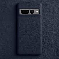 Melkco 100% natūralios odos dėklas Google Pixel 8 9 10 Pro XL Premium prabangūs dėklai Aukščiausios klasės verslo karvės odos telefono dėklas For Pixel 7 karališkos mėlynos spalvos