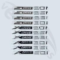 3D ABS Automobilio Sparno Šoninė Emblema Galinės Bagažinės Ženklelis SDRIVE XDRIVE 20i 25i 28i 30i 35i 50i Senesniam X1 X3 X4 X5 X6 Automobilio Aksesuarams SDRIVE 20i
