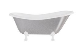 Vonia Besco Otylia Glam 160, Silver+White (be sifono, be persipylimo skylės)