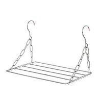 Balcony Folding Shoe Drying Rack Clothes Airer Stainless Steel Laundry Underwear Towel Storage S