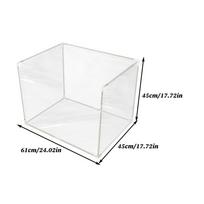 Litter Box Splash Guard Easy Clean Foldable Litter Pan Splash Guard High Sided Cat Toilet Training Kit Privacy Screen for Living