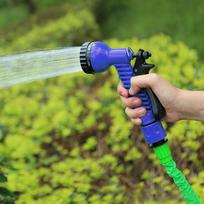Watering Gun Garden Nozzle Hose Nozzle Adjustable Nozzle Water Gun Lawn Hose Multifunction Garden High Pressure Sprayer mėlyna
