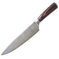 8 colių šefo peilis japoniškas šefo peilis Damasko plieninis virtuvės peilis kepimo įrankis 1pc knife