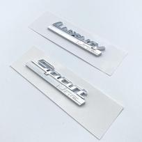 Nauja prabangi linija Sport linija Sparno emblema BMW 730 740 750 750Li šoninis logotipas Automobilio stiliaus atnaujinimo lipdukas Chromuotas ir matinis Luxury Line 1pcs