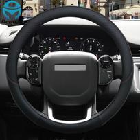 for Land Rover freelander 2 discovery 3 Car Steering Wheel Cover Leather 100% DERMAY Brand Auto Accessories juoda