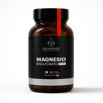 Magnesio Bisglicinato 750mg - 120 Cápsulas Vegetales Alta Absorción - Antiestrés y Relajación Muscular - Calidad Premium Solandpure®