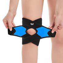 Knee Brace for Women Men Knee Pain Meniscus Tear Arthritis Patella Dislocation Best Osteoarthritis Adjustable Compression one size mėlyna
